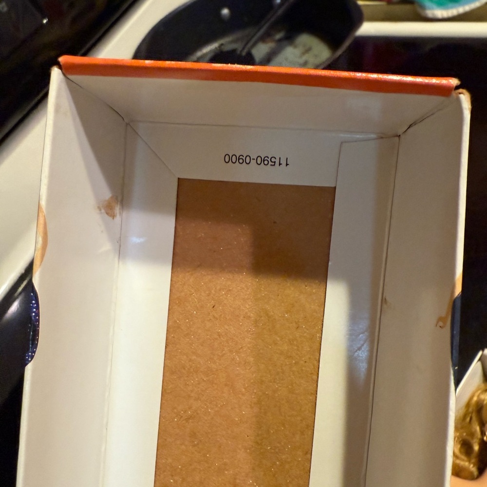 Mattel Barbie Box with Orange and White Design 1959 original
